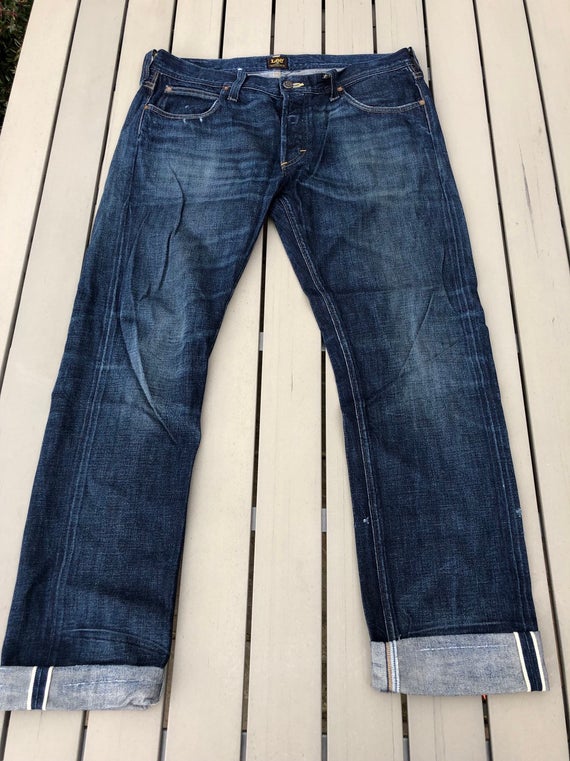 Lee 101s selvedge denim jeans. Vintage denim.